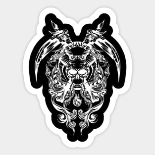 Skull Maliq Sticker